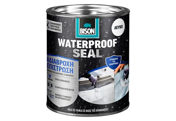 BISON WATERPROOF SEAL WHITE TIN 1KG