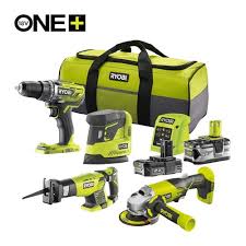 RYOBI R18CK4E-242S 18V 8 PIECE COMBO KIT